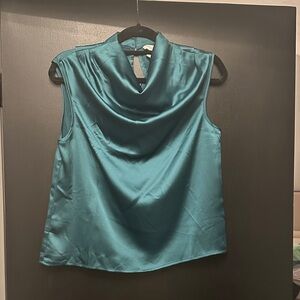 Rachel Zoe Green Cowl Neck Blouse